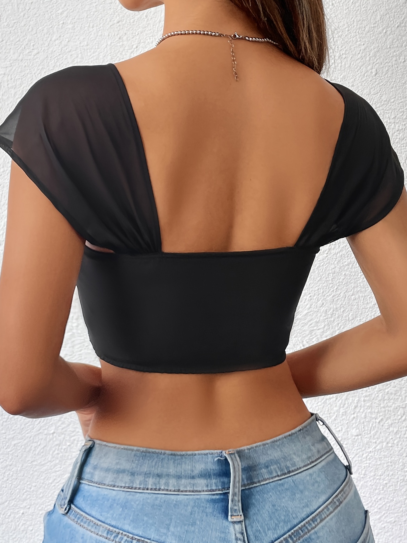 Women's Tank Top Sexy Lace Street Style Black Cami Corset Tops