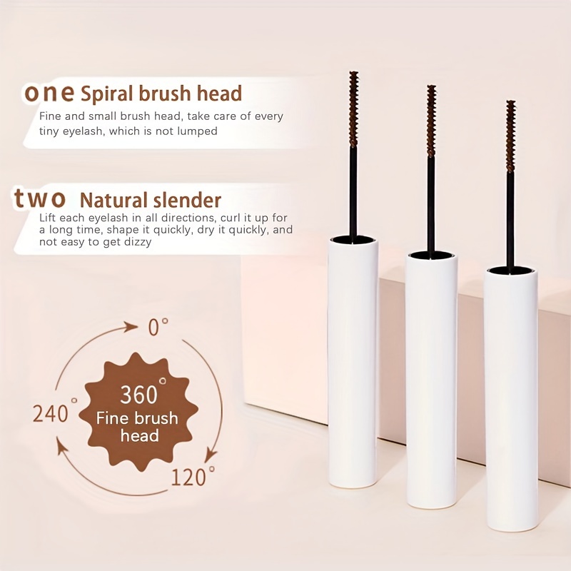 Three dimensional Curling Mascara Natural Non Cakey Black - Temu