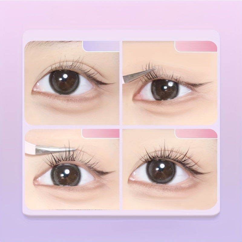 Sunflower Slim False Eyelashes, Natural Segmented Fishtail Little Devil Style