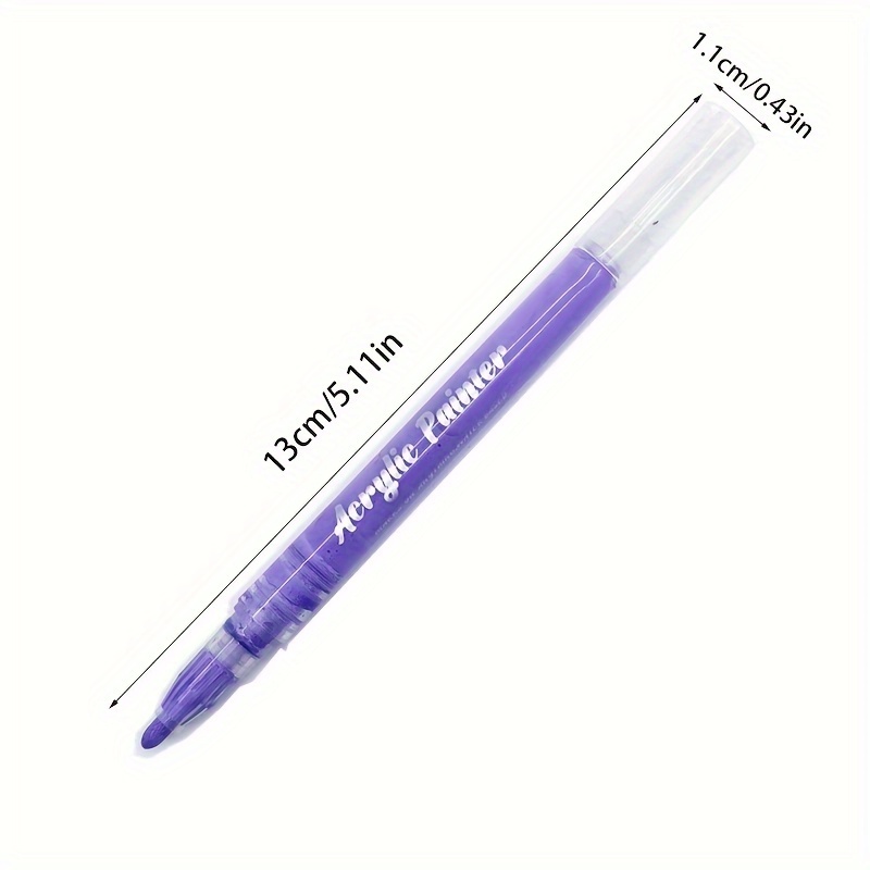 13cm White Permanent Marker Pen Paint Marker For Wood Rock Plastic