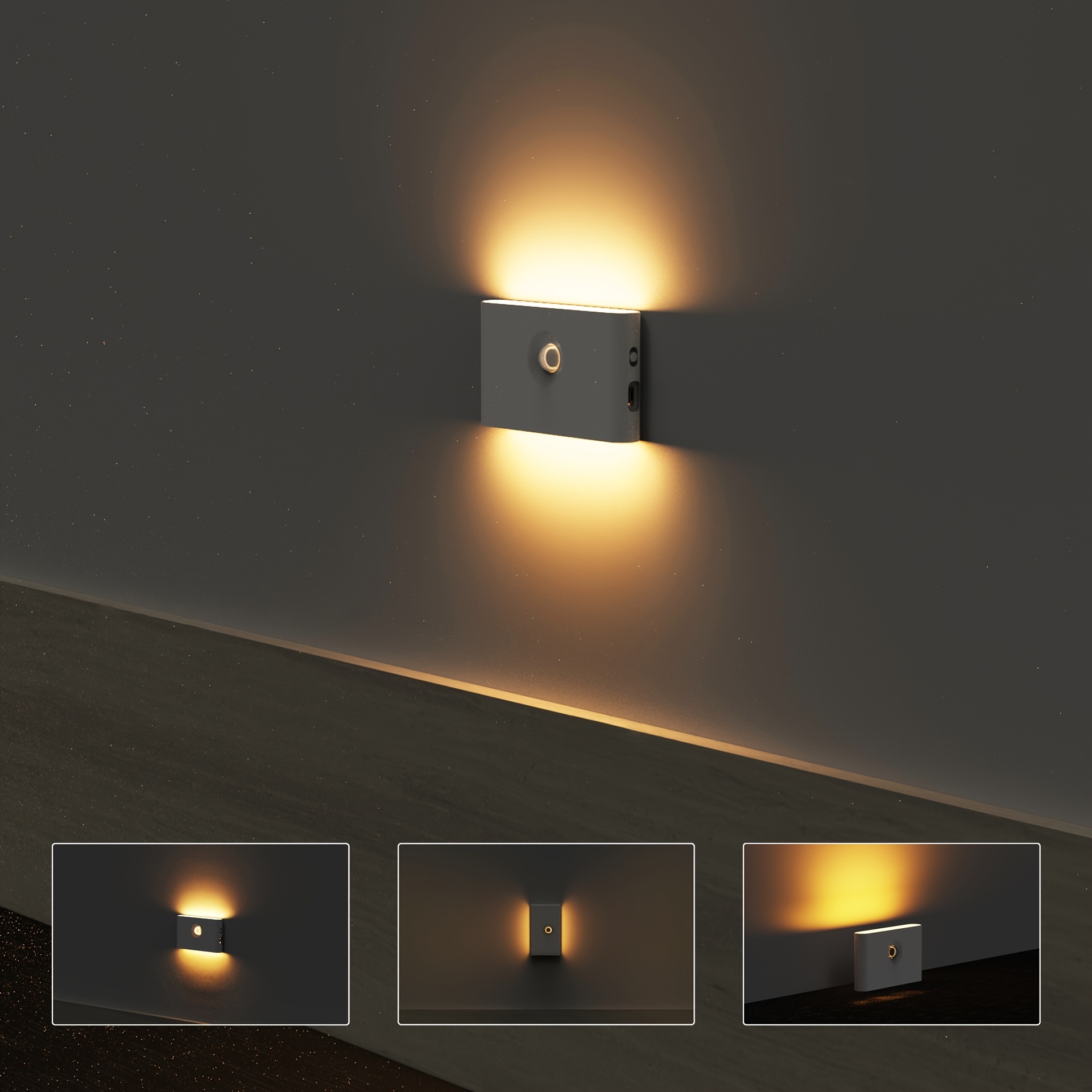 Luz Led Nocturna Sensor Movimiento Pir Inteligente Baño - Temu Chile