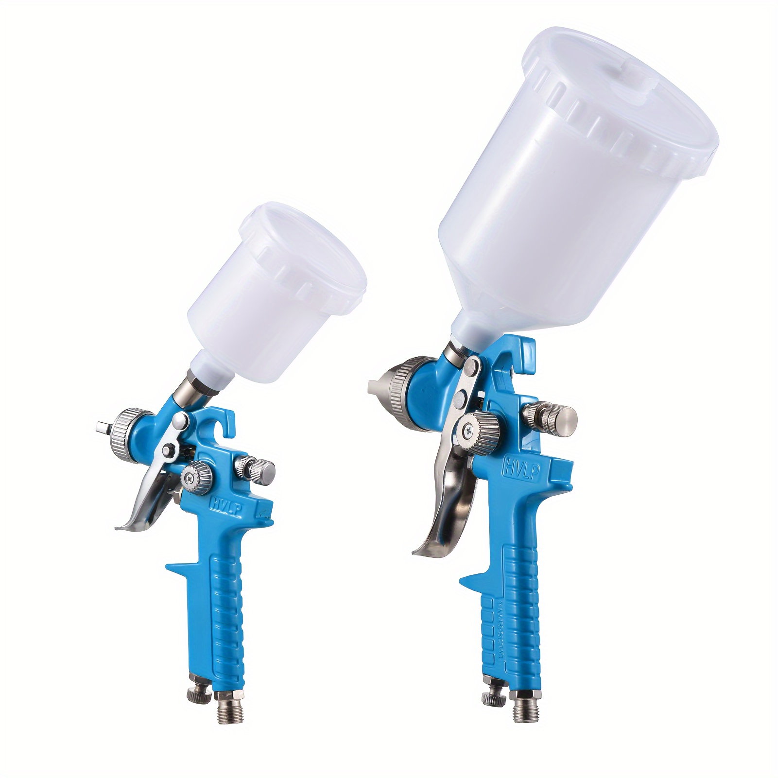 HVLP 827 Spray Gun Pneumatic Spray Gun Set 827+H2000 1.4MM, 1.7MM, 2.0MM,  0.8MM Spray Gun Paint Spray Gun, Spray Tool High Atomization Top Pot