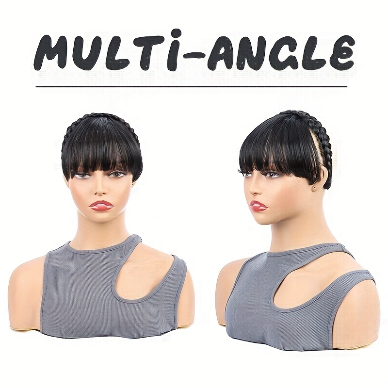   accessories with bangs braids headband hair extension high temperature synthetic fiber   hair for women daily use halloween christmas details 4