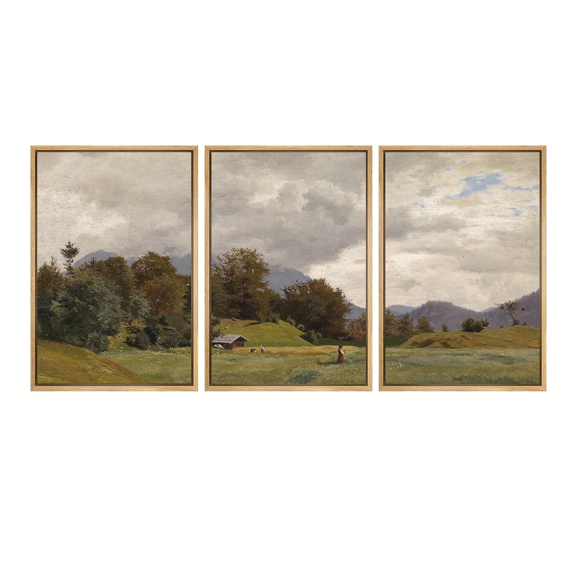 Plant Natural Landscape Abstract Picture Frame Wall Art - Temu