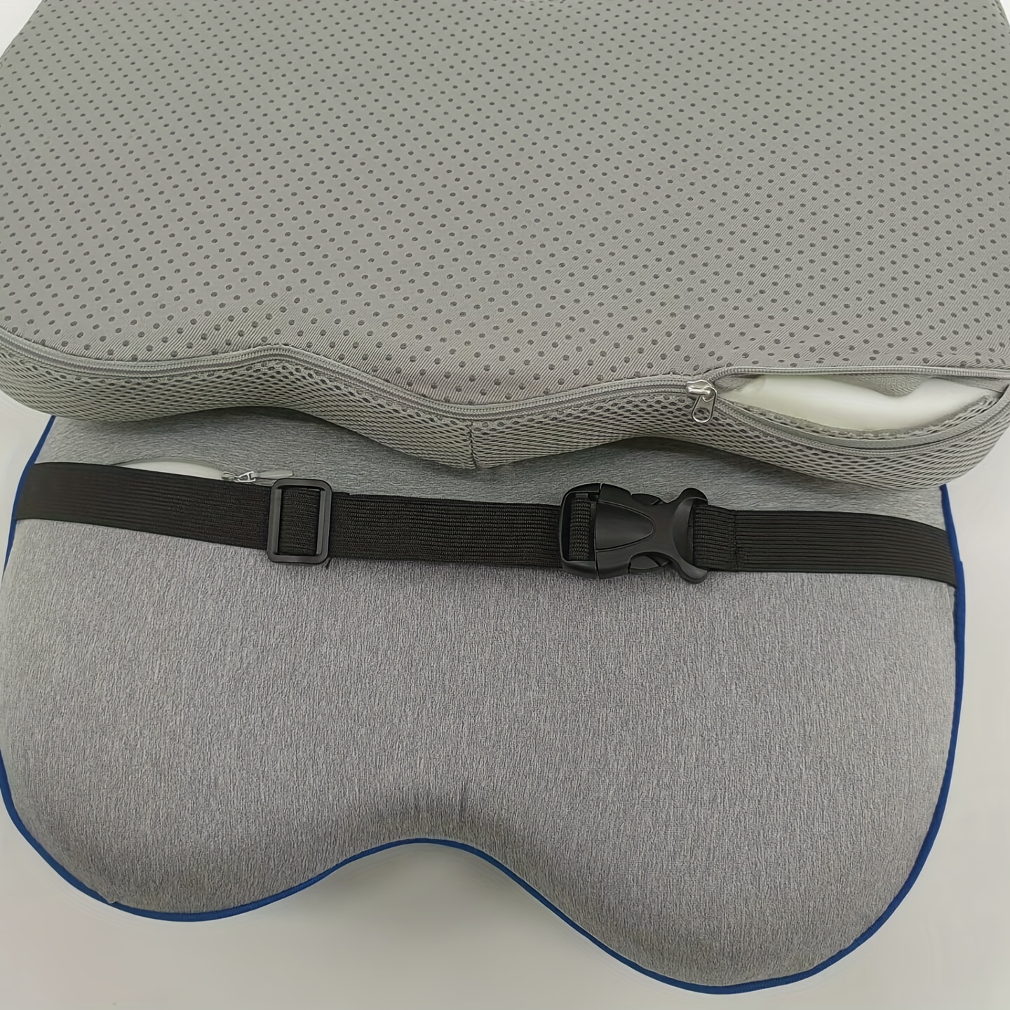 Seat Cushion & Lumbar Support Pillow for Office Chair, Car, Wheelchair  Memory Foam Chair Cushion for Sciatica, Lower Back & Tailbone Pain Relief  Desk Pad 