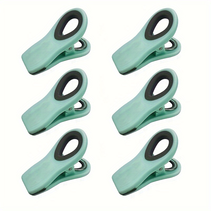 6pcs Bag Clips with Magnet- Food Clips, Chip Clips, Bag Clips for