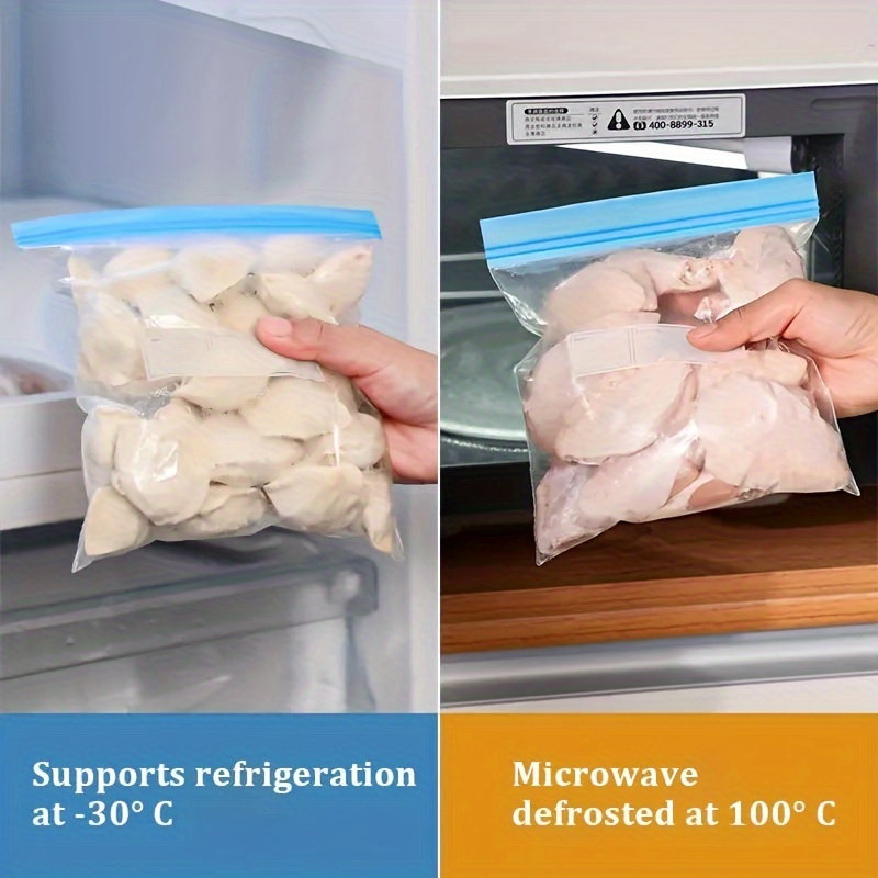 Reusable Washable Airtight Bags Food Grade Transparent - Temu