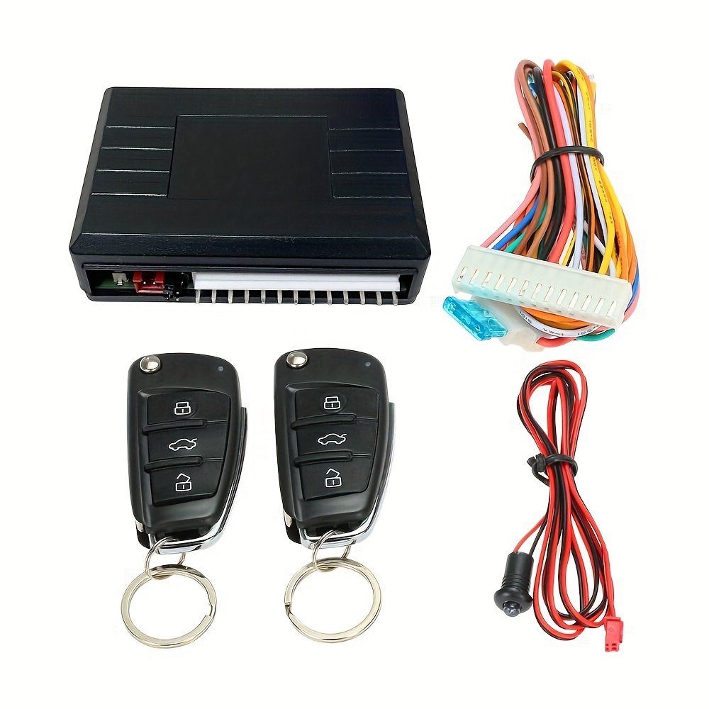 Système d'alarme universel pour voiture Système de verrouillage centralisé  sans clé pour voiture Télécommande Système d'accessoires pour voiture