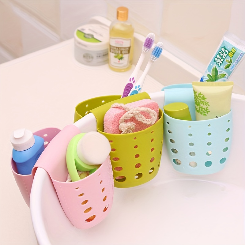 Kitchen Saddle Style Double Silicone Sponge Holder Sink Rack