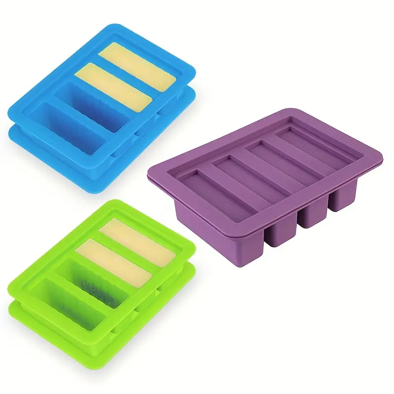 Mold Rectangular Butter Maker Silicone Butter Mold With Lid - Temu