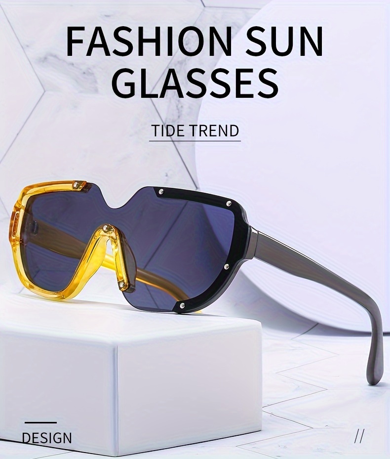 Trendy peice Lunettes Soleil Monture Irr guli re Lunettes