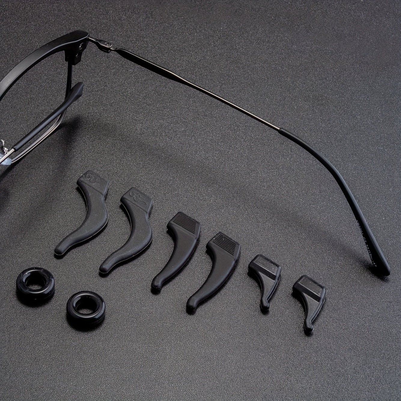 12 Paar Brillen Ohrgriff - Kinder und Erwachsene Sport Brillenbandhalter,  Brillenhalter, Silikon Anti-Rutsch-Halter für Brille, Brillenbügelspitze (