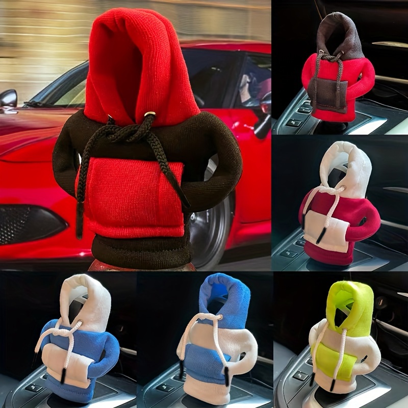 Housse à capuche élégante pour levier de changement de vitesse de voiture,  1 pièce, avec poignée décorée, chaude et antidérapante, Mode en ligne