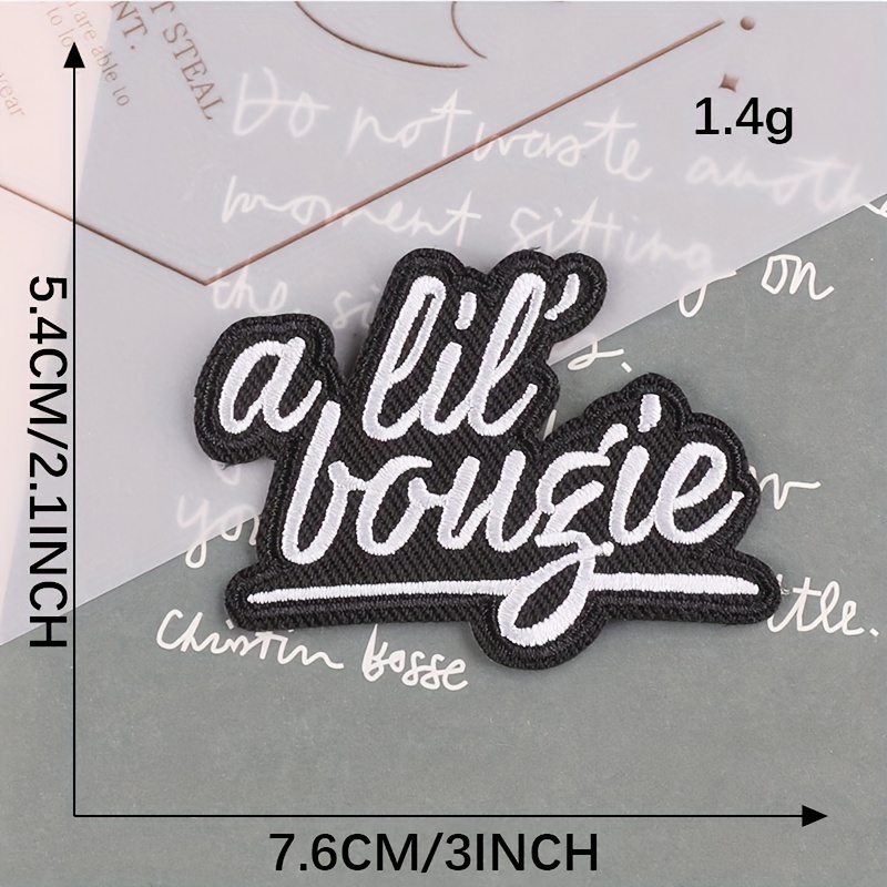 40pcs Fashionable English Letter Embroidery Patches for Men - Perfect for  Clothing, Jackets, Jeans, Pants, Backpacks, Hats, and More!