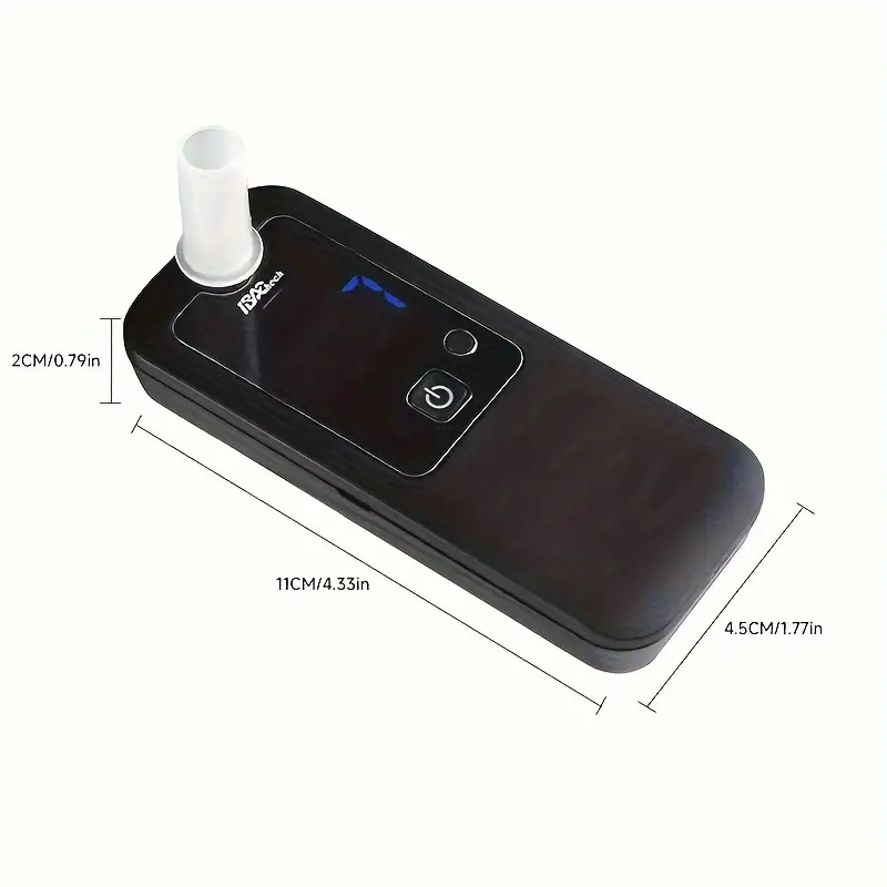 1pc Professional Breathalyzer Alcohol Tester For - High Accuracy Portable  Breath Alcohol Analyzer - Measure Range Of 0.15 ~ 2.20 % BAC - Alcohol B