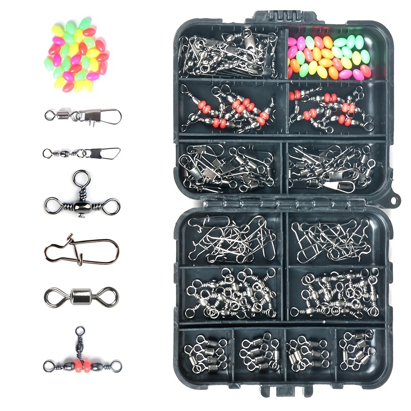 Fishing Tackle Box Flying Fishing Kit For Hooks Beads 11x7x3cm 43g