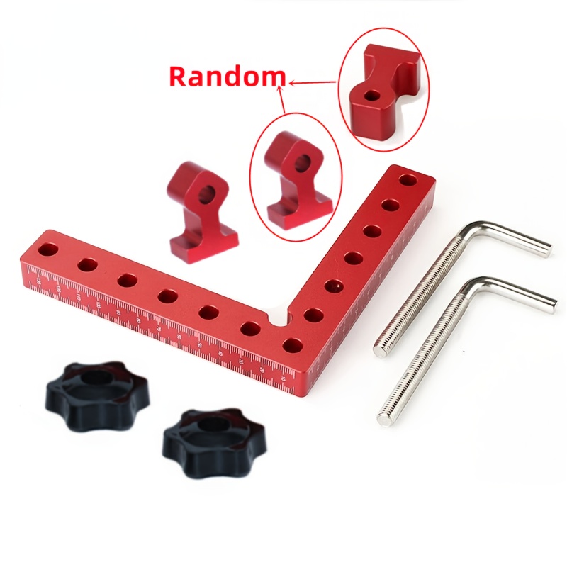 KoYanAim 90 Degree Positioning Squares Right Angle Clamps  5.5x5.5(14x14cm) Aluminum Alloy Woodworking Carpenter Corner Clamp