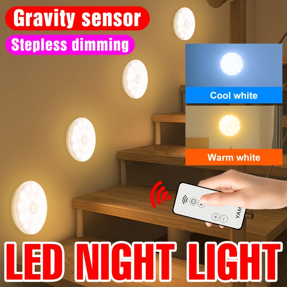 Smart Wireless Led Under cabinet Lights Cob Night Light With - Temu