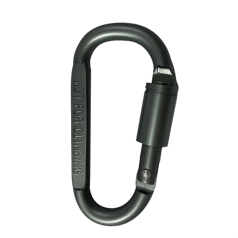 D Buckle Aluminum Alloy Key Chain for Travel and Camping