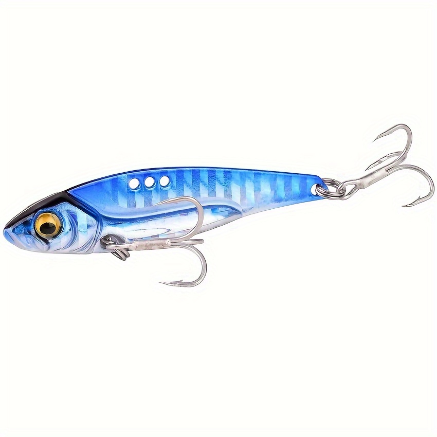 1pc 25g VIB Blade Fishing Lure, 3.12inch/0.87oz Metal Sinking Spinner,  Vibration Swimbait For Bass Pike Perch, Pesca Crankbait