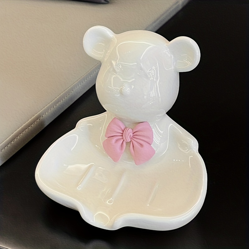 Cute Bathtub Shaped Soap Dish Ceramic Soap Holder Cute - Temu