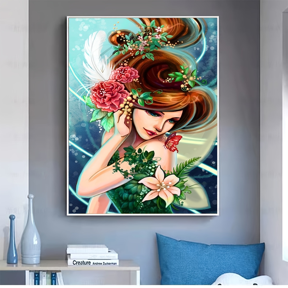 1pc Diy 5d Rhinestone Diamond Painting Flowers Beauty Rhinestone ...