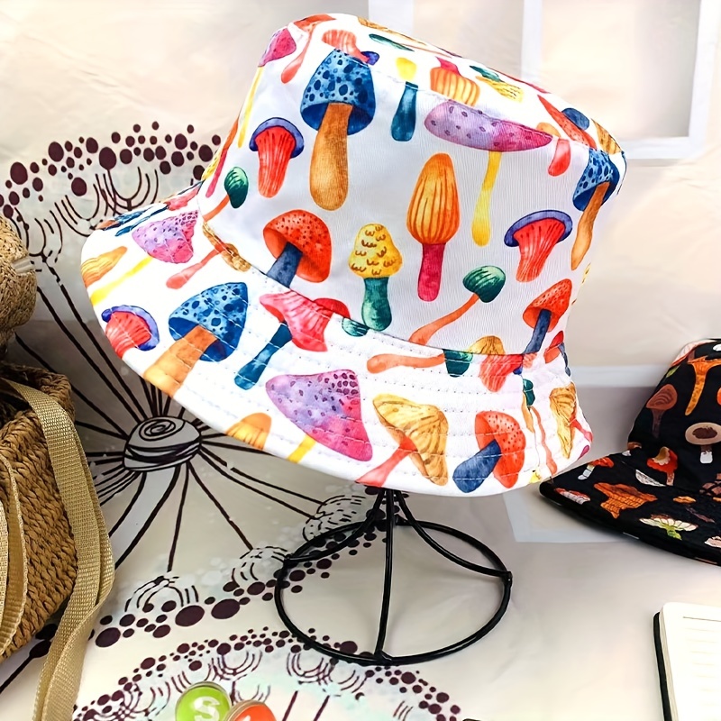 Hip hop Mushroom Graffiti Fisherman Hat