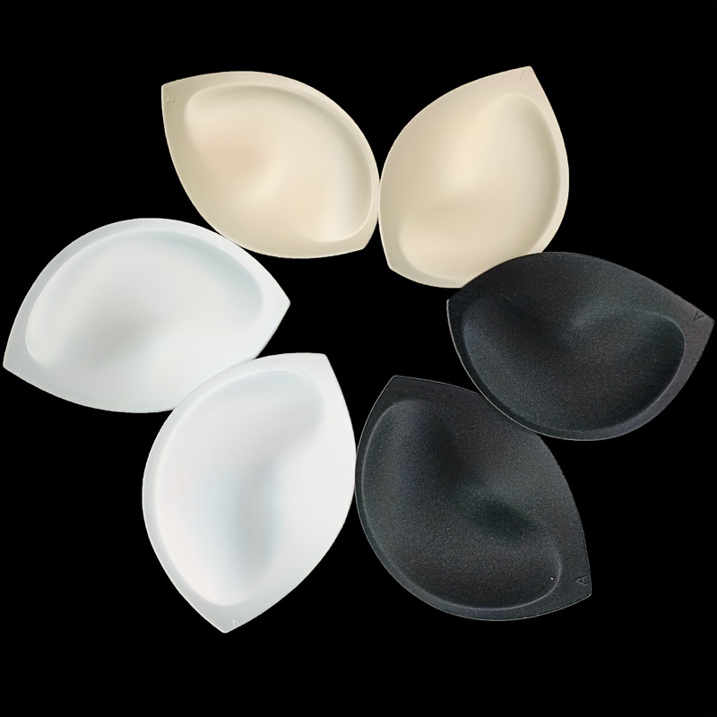3 Pairs Sponge Bra Insert Pads Invisible Anti-convex Chest Enhancer