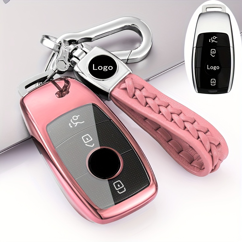 1 Set Autoschlüsseletui und Schlüsselanhänger, kompatibel mit Benz,  Schlüsselanhänger-Abdeckung, aktuelle Trends, günstig kaufen