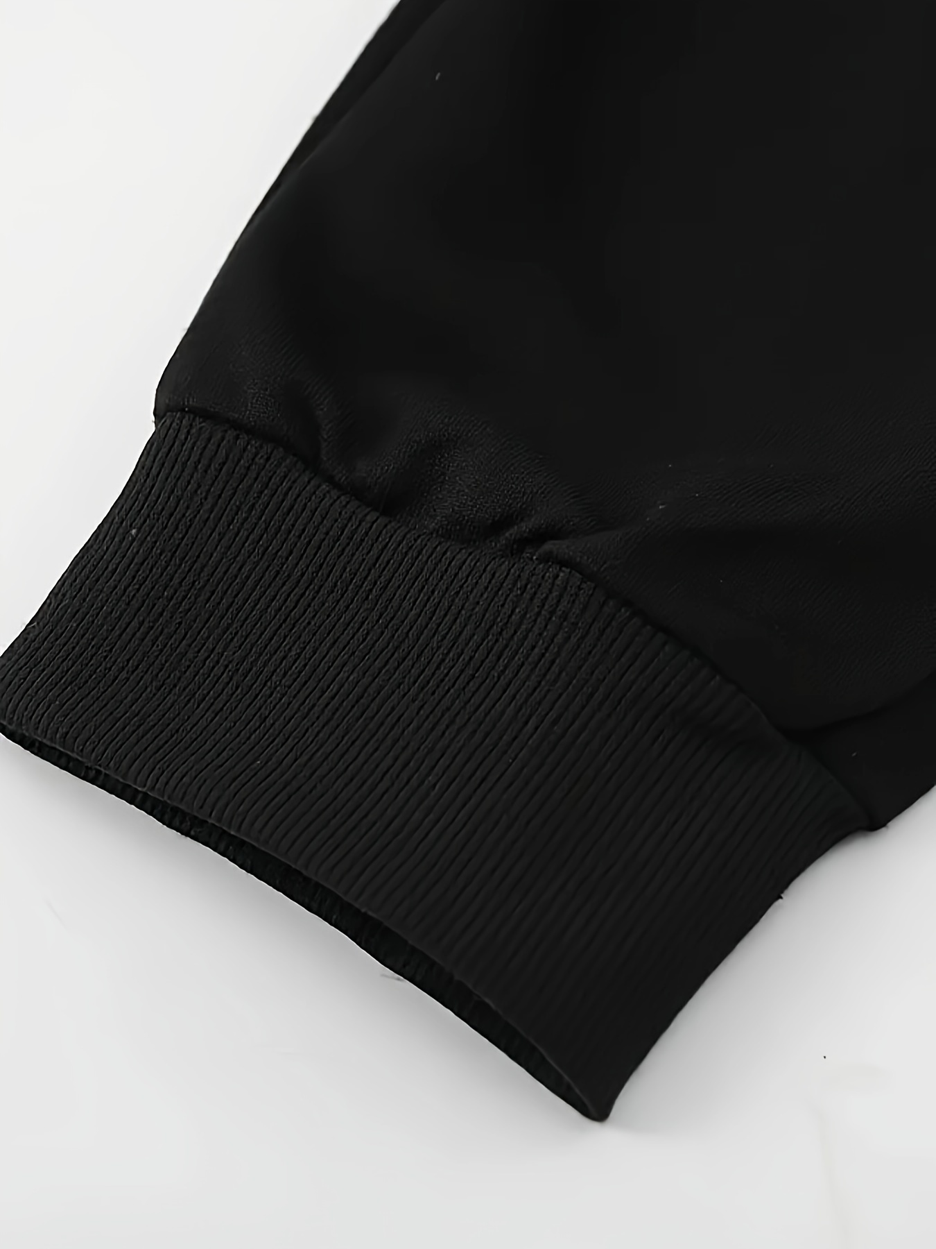 Cross Pattern Joggers Men's Casual Stretch Waist Drawstring Sports Pants