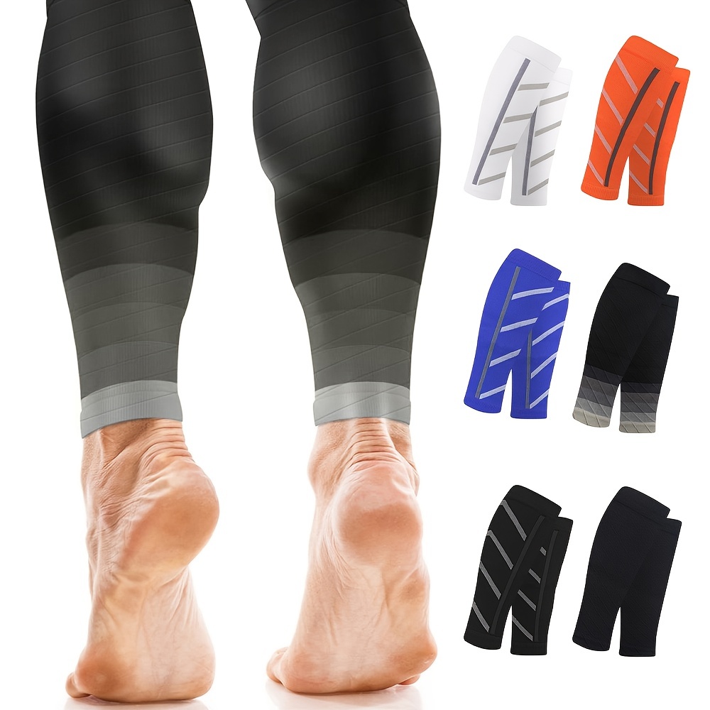 1Pair Calf Compression Sleeves Men Women Compression Socks Calf Brace  Muscle Pain Relief for Running Marathon Hiking Soccer
