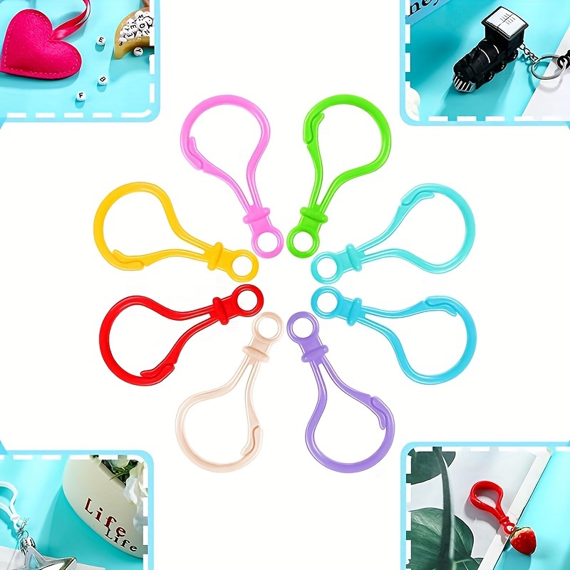 Lanyard Clips And Hooks - Mixed Color Hard Plastic Lobster Claw