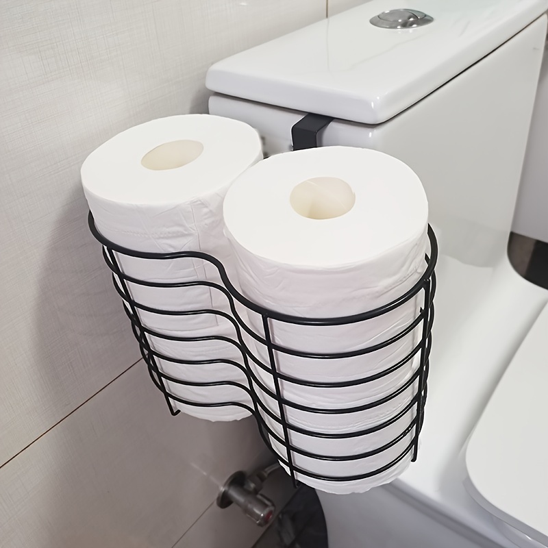 Toilet Roll Holder Over The Tank, Hanging Tissue Storage Rack