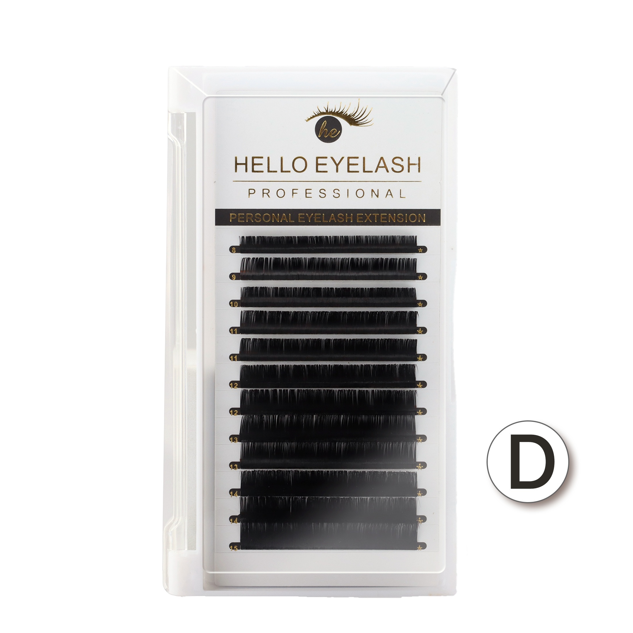 Volume Cashmere Silk Eyelash Extensions 0.03 C CC D DD Mixed Pack 8-15mm