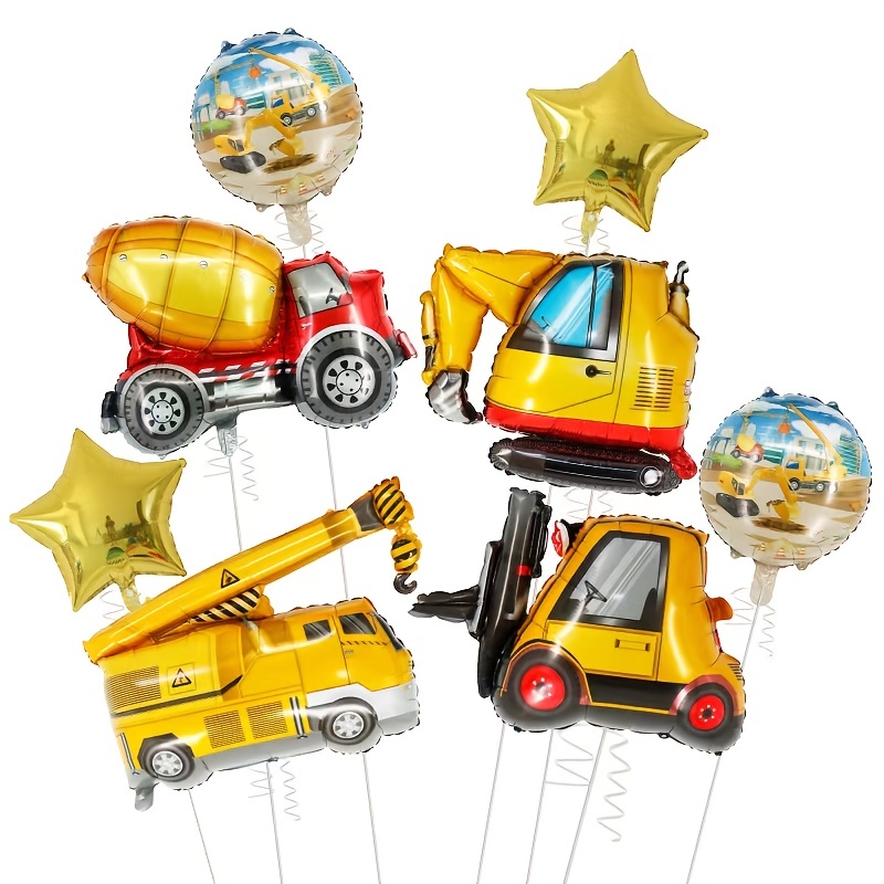 Ensemble de véhicules de Construction, chariot élévateur/grue, cadeaux  d'anniversaire pour enfants 6-8, jeu de plage créatif pour soulager l'ennui