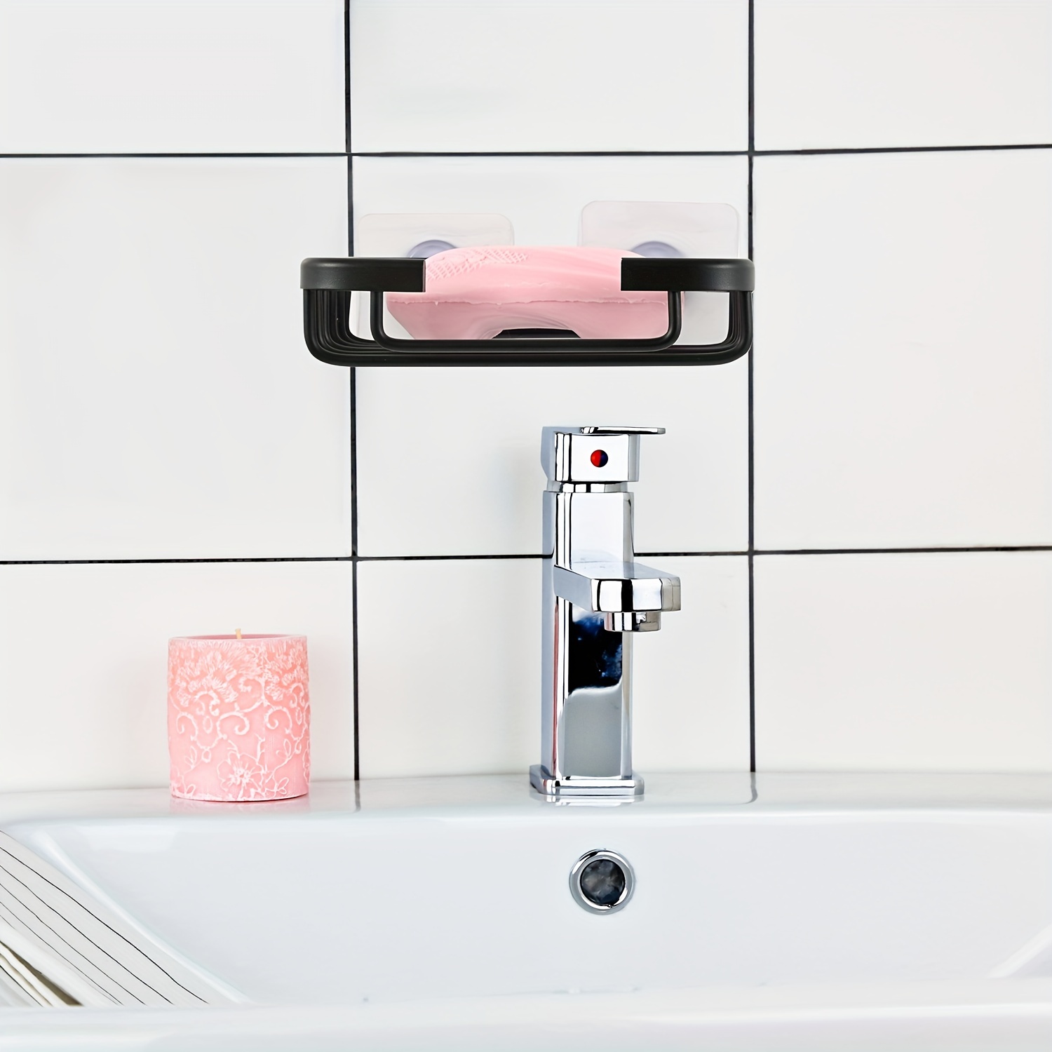 Wall Mount Bar Soap Holder With Drain For Shower Bathroom - Temu