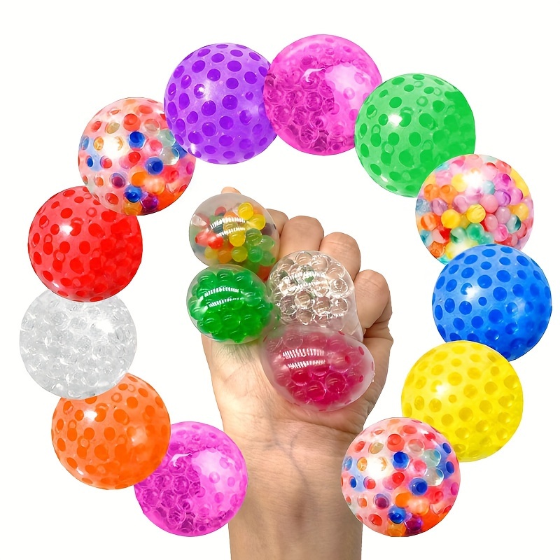 Squishy Stress Balls Gel Water Beads Jumbo Size Colorful Anti Stress Adhd  Anxiety Relief Sensory Toy - China Sensory Toys and Toys price