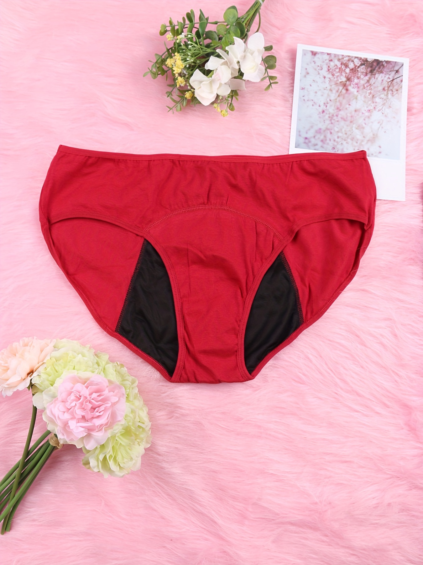 Ladies Plus Size Seamless Cotton Underwear Women Panties (Pack Of 6)Briefs