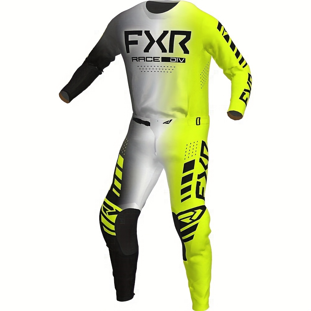 FXR Ropa De Motocicleta Conjunto De Jersey Ropa De Motocross Off Road  Motocross Gear Set MX Combo Transpirable 2023