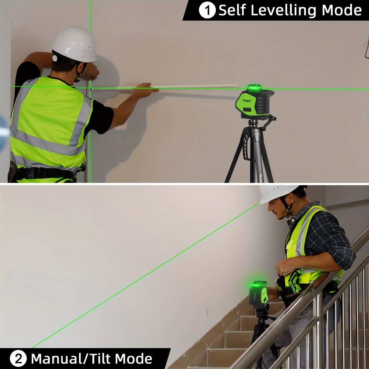 Huepar Floor 5 Lines 360°laser Level Tools Self Leveling - Temu