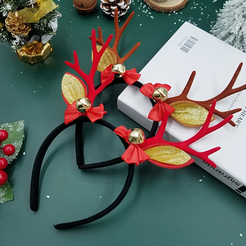 1pc Cerchietto Natale Corna Renna Capelli E Testa Accessori - Temu