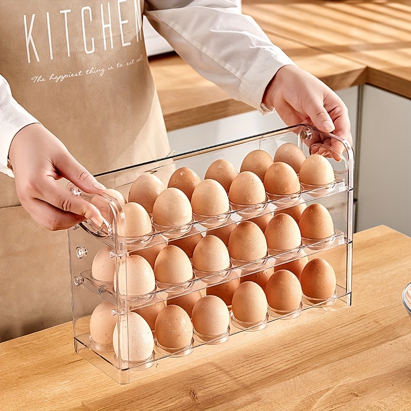 Soporte 18 Huevos Refrigerador Contenedor Organizador Huevos - Temu