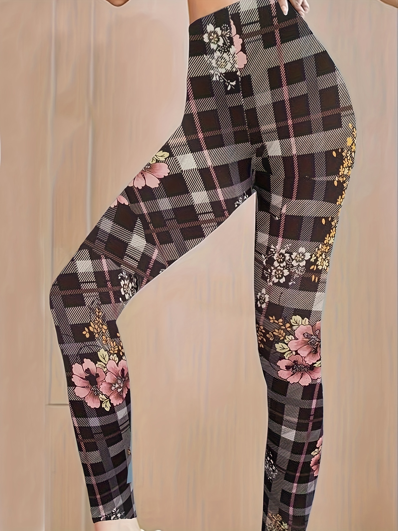 Plaid Leggings For Women