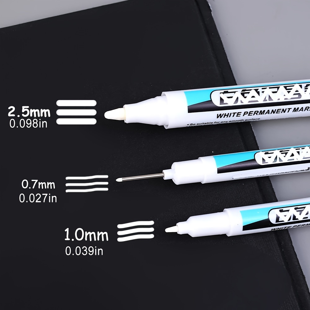 White Acrylic Mark Pen White Paint Marker Paint Pens For - Temu
