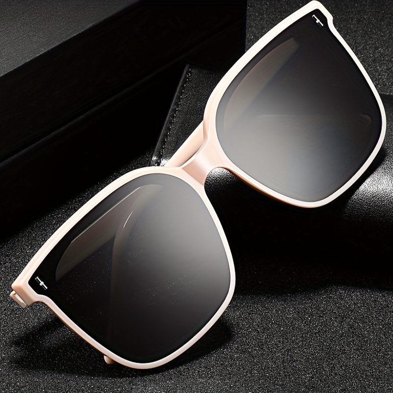 Large Square Frame Sunglasses Anti Glare UV400