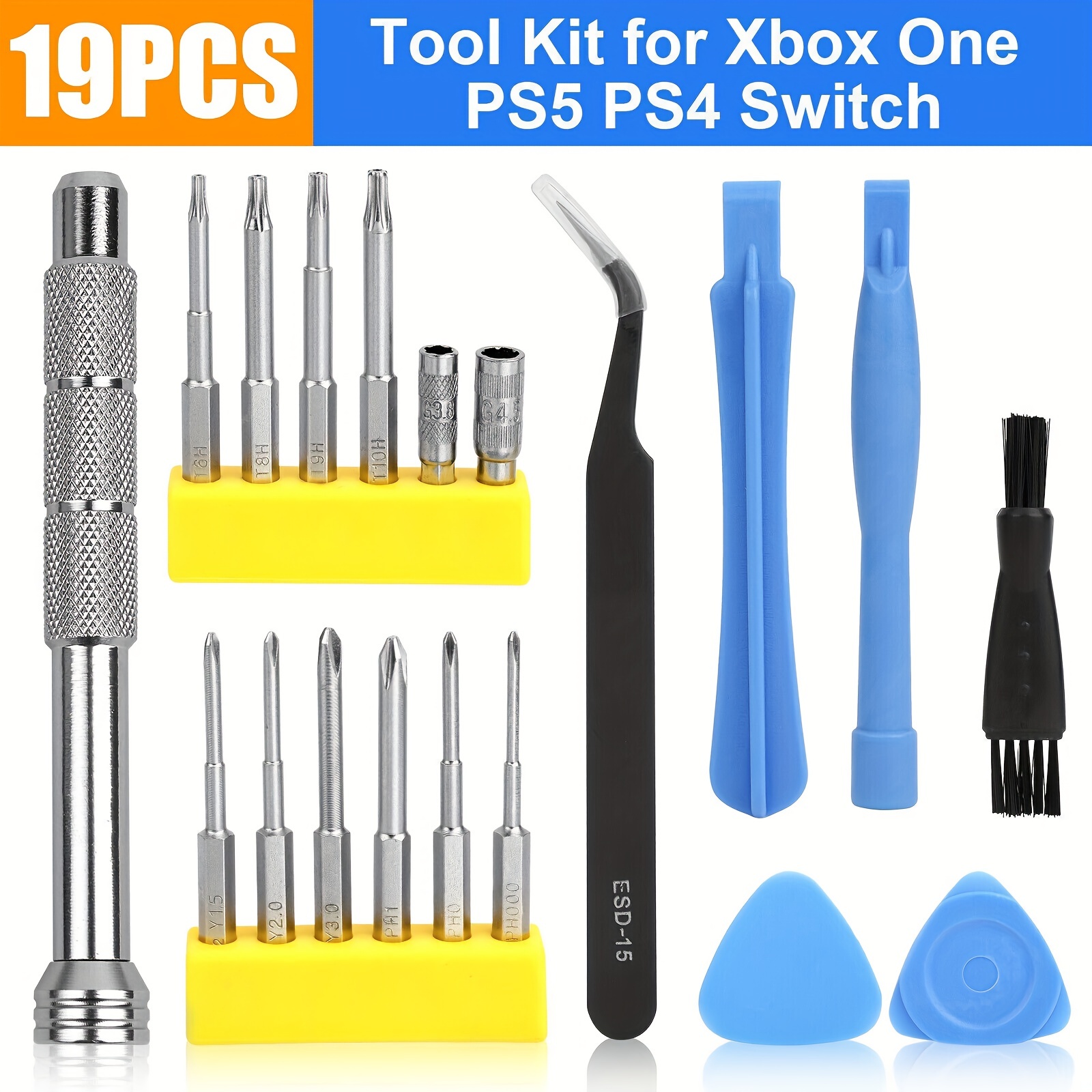 Kit De Réparation De Nettoyage Pour PS4 PS3 PS5 Xbox One/360 Tools Set  Console Controller - Temu Belgium