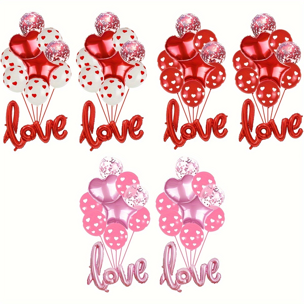 20pcs Set Palloncini Love Decorazioni San - Temu Italy