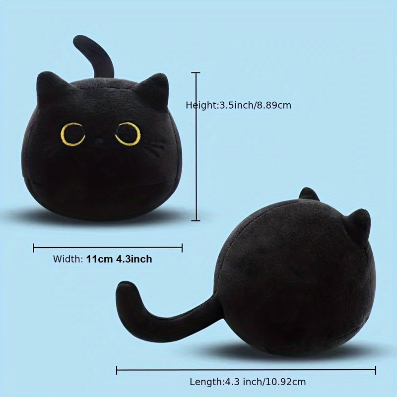Universal - Poupée en peluche en forme de chat noir Mignon peluche en  peluche pour enfants (40 cm) - Animaux - Rue du Commerce