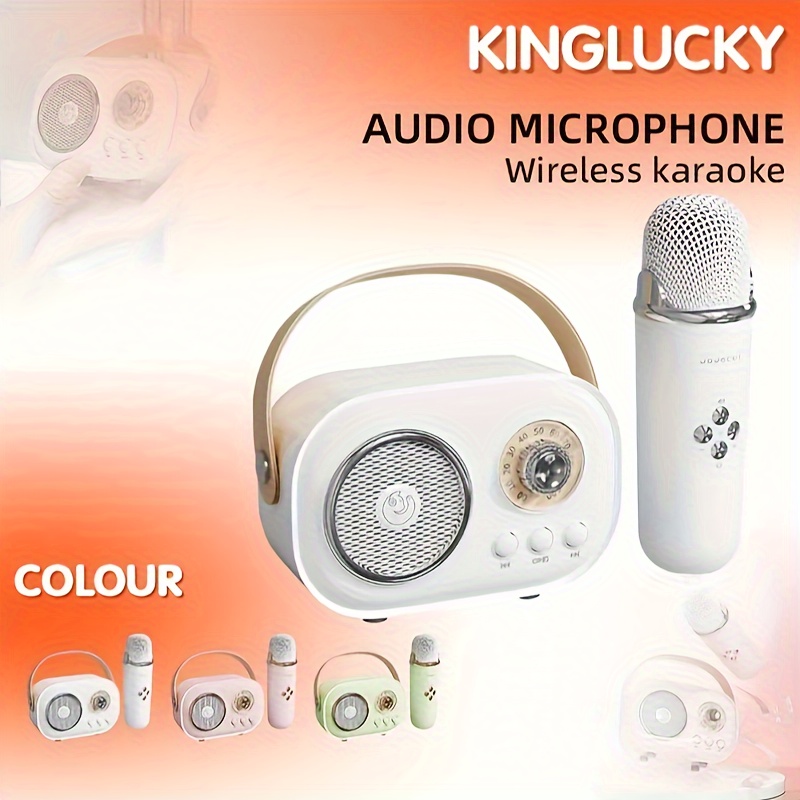 KingLucky K12 high-end Bluetooth audio small home KTV karaoke microphone  professional children's karaoke speaker - AliExpress