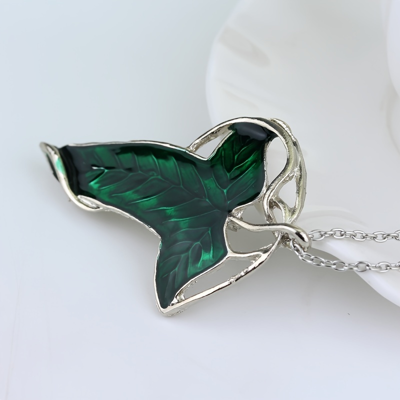 Green on sale leaf jewelry